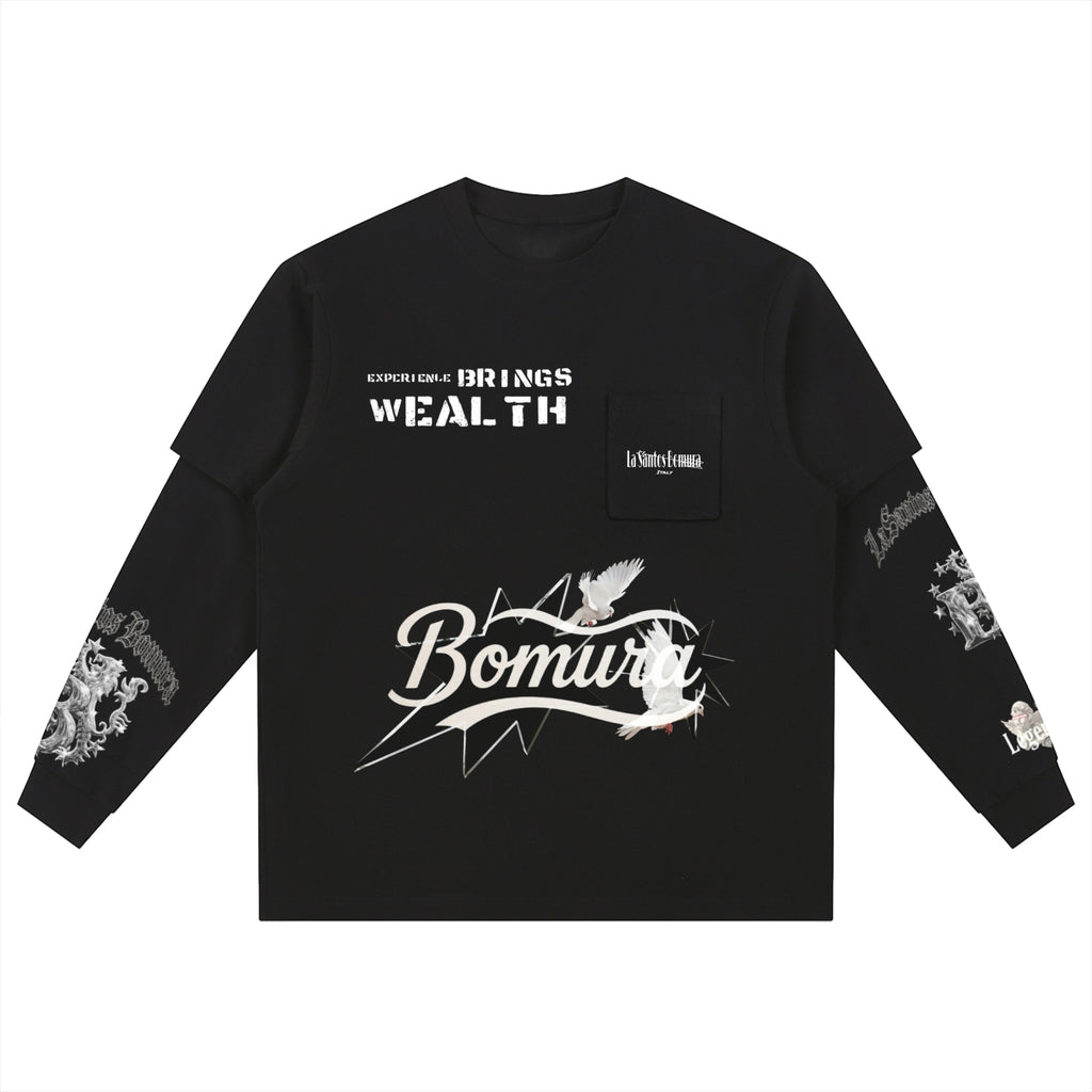 Bomura Experience Brings Wealth Dove Crest Long Sleeve