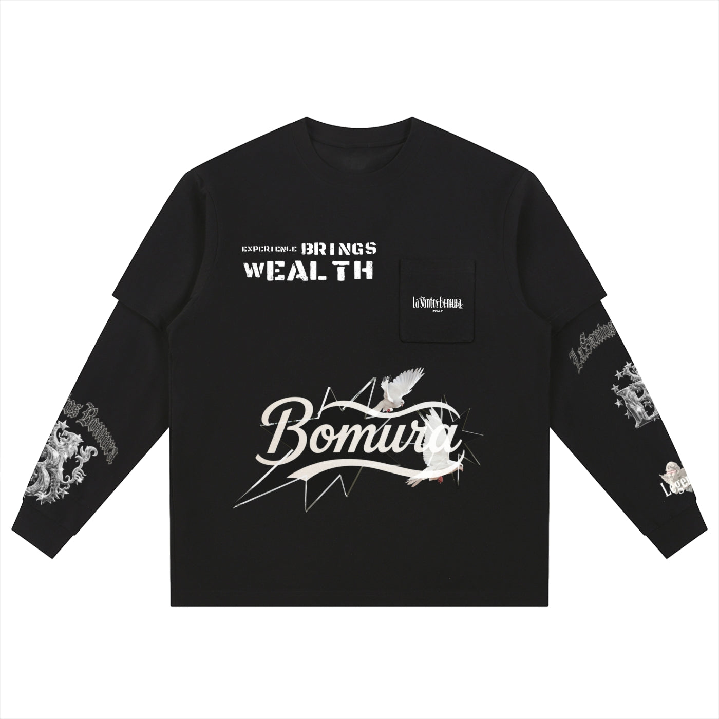 Bomura Experience Brings Wealth Dove Crest Long Sleeve