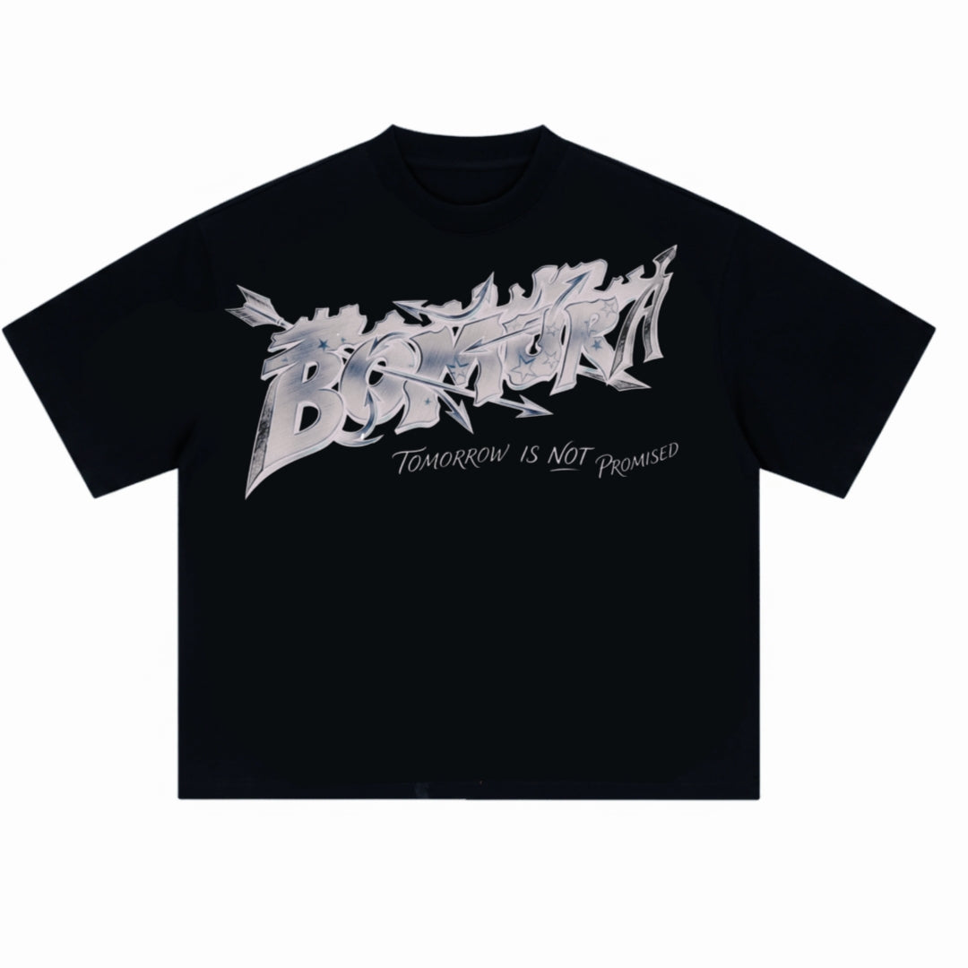 Bomura Chrome Graffiti Tomorrow Not Promised Tee