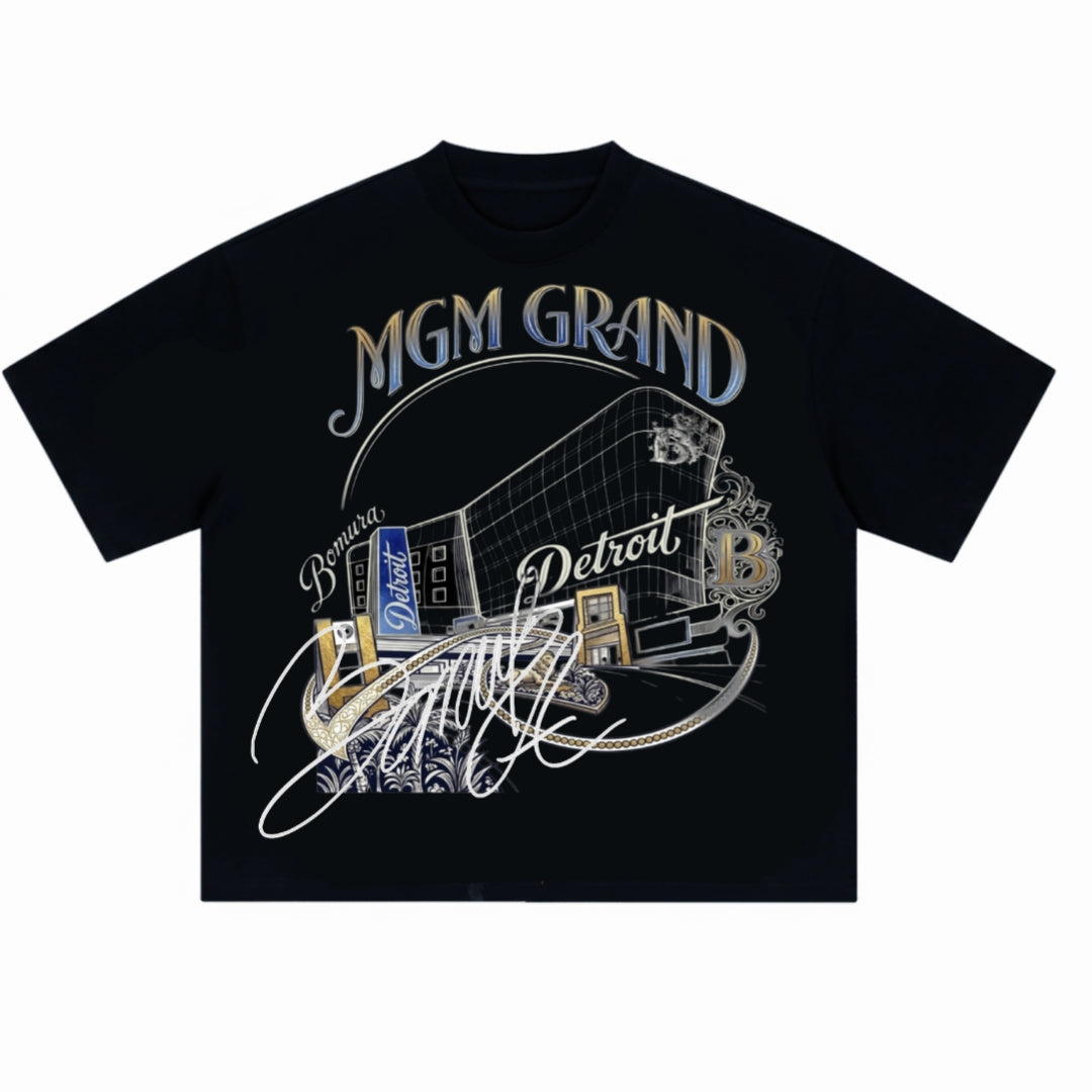 Bomura "MGM GRAND Hotel Signature" Oversized Tee