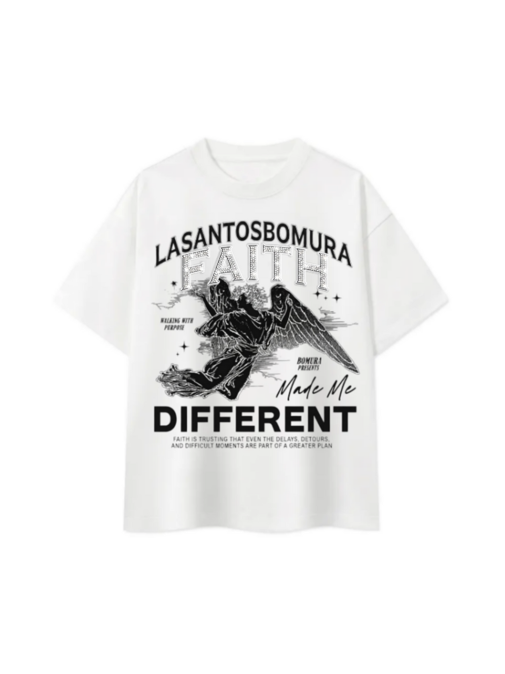 Bomura Caduto con Fede FAITH Oversized Tee