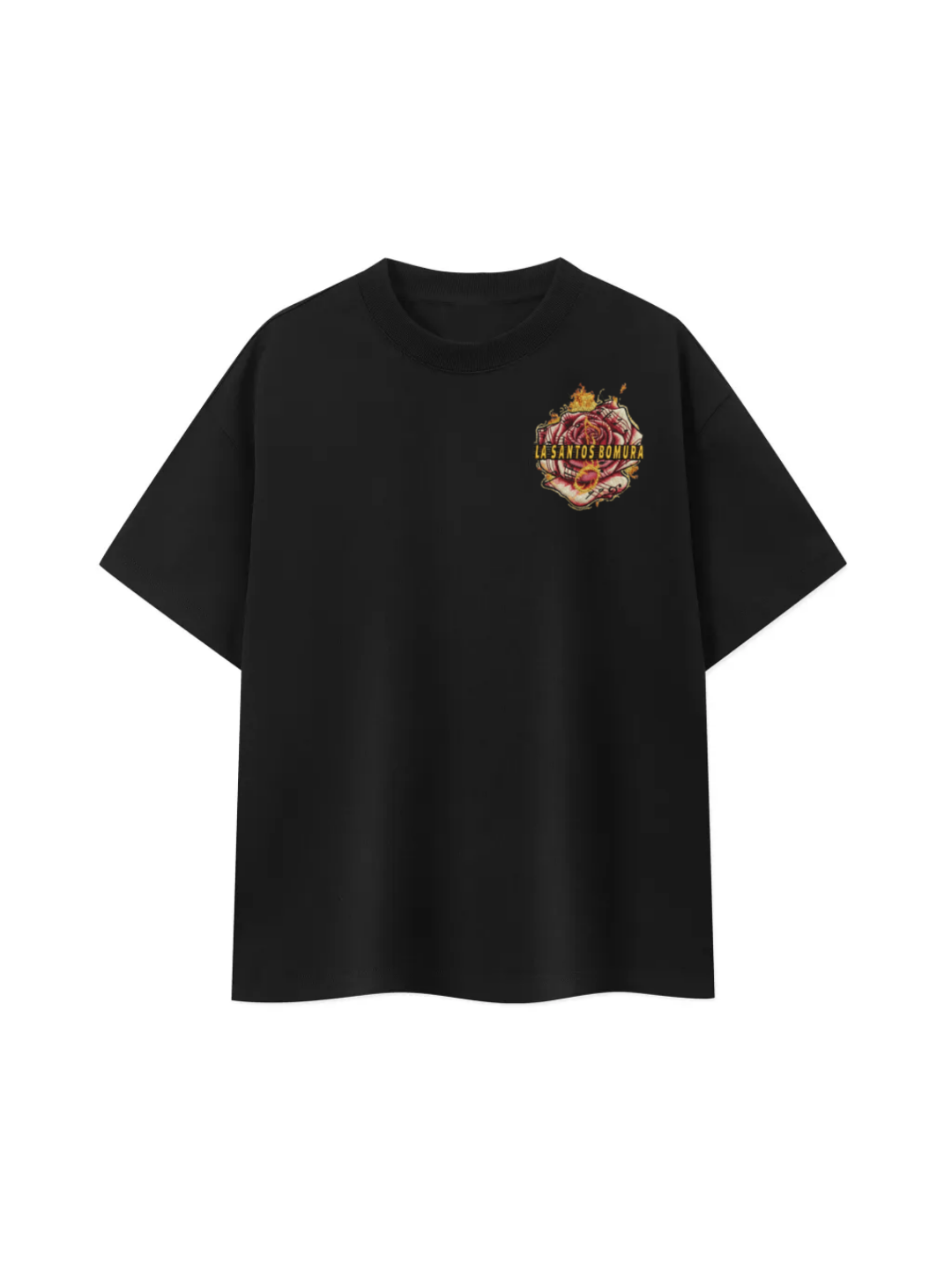 La Santos Bomura Fleur de Feu Oversized Tee