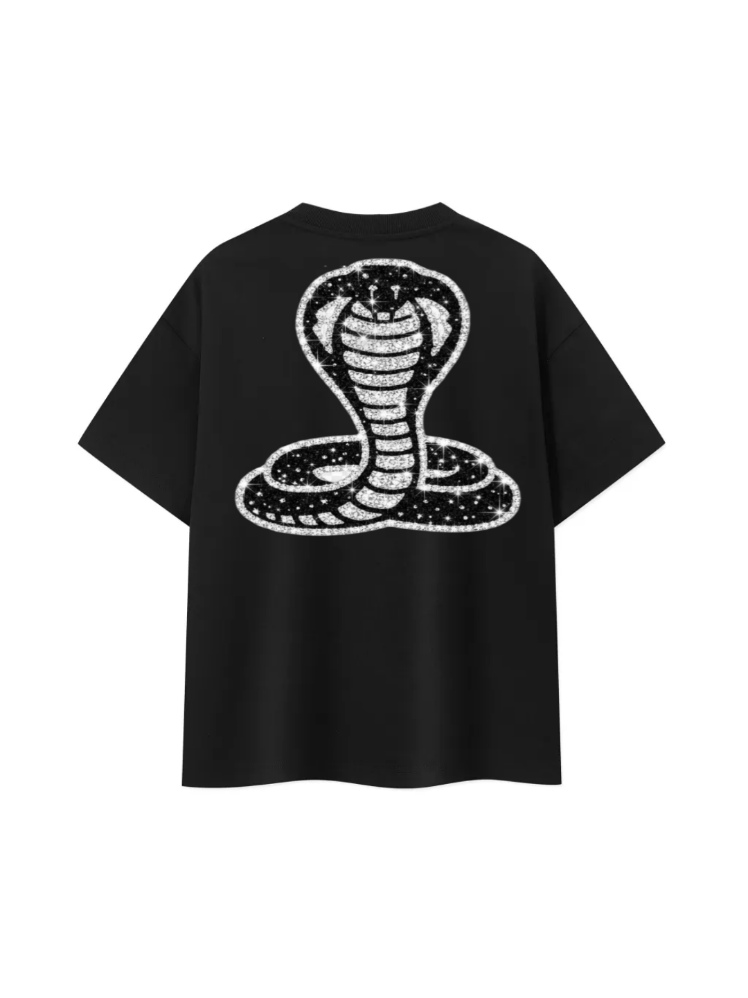 Bomura COBRA NOIR DIAMONDBACK Oversized Tee
