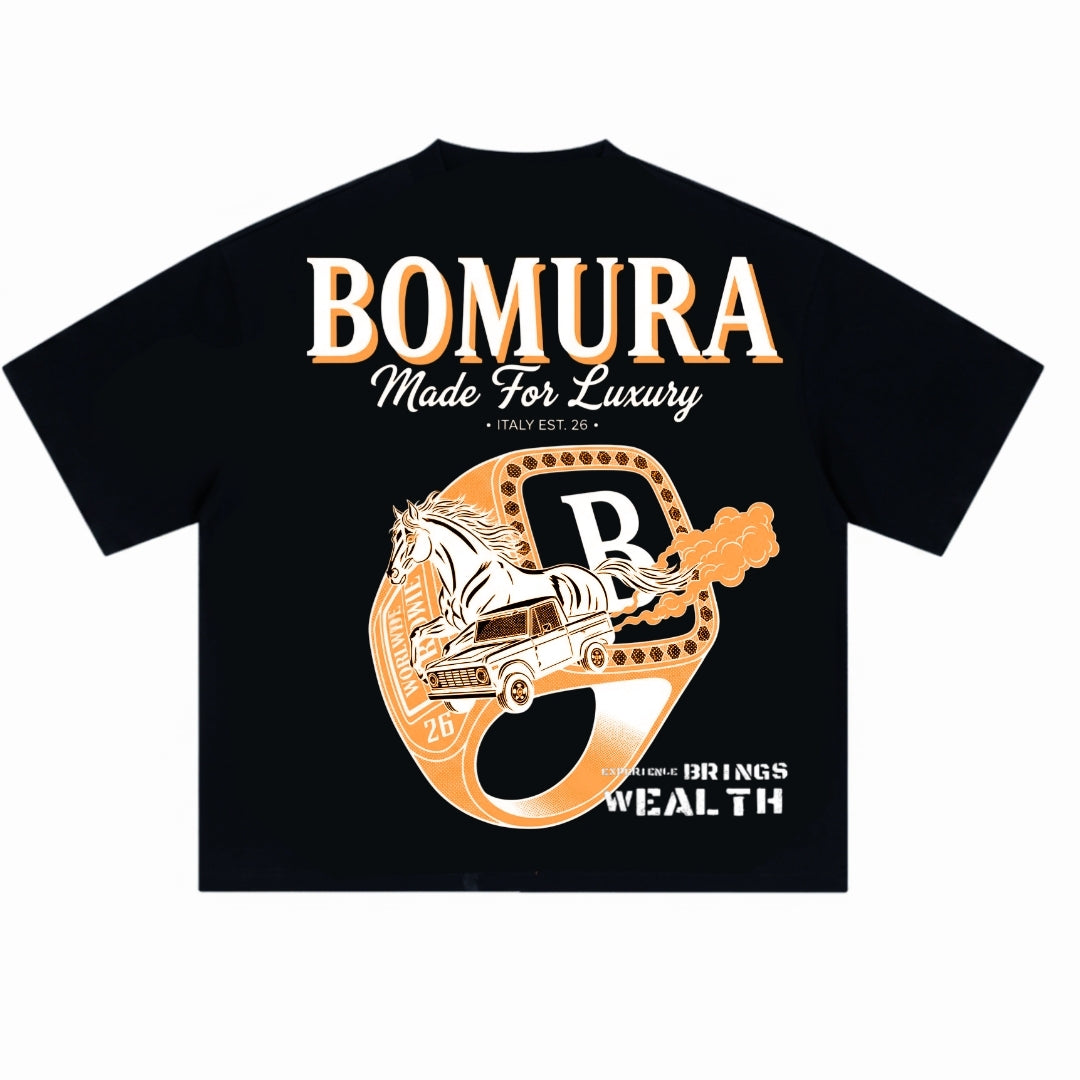 Bomura Made For Luxury Gold Signet Tee