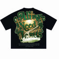 All We Need Is Jesus - Green/Gold Oversized Tee