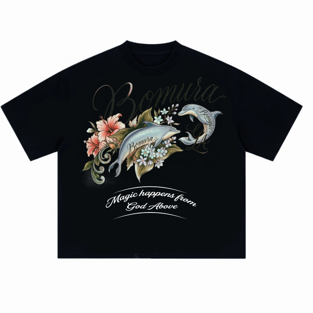 Bomura 'Divine Waters' Oversized Tee