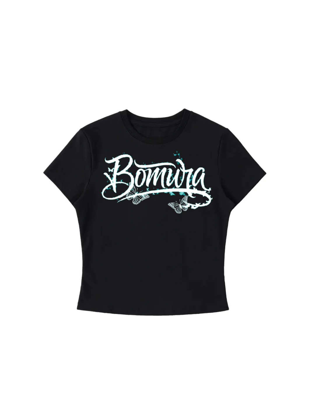 Bomura Womans Noir Butterfly Tee