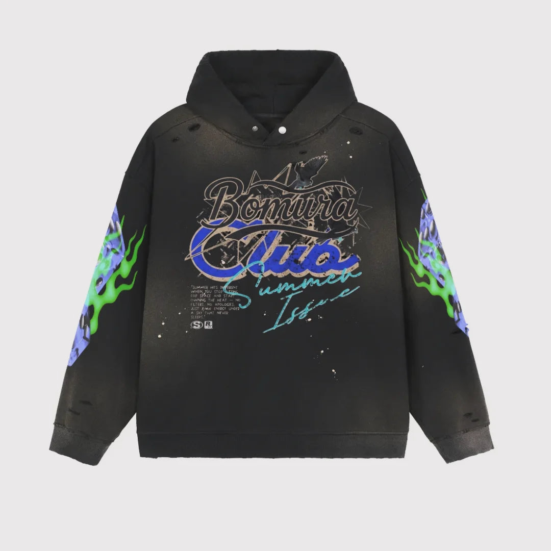 Bomura Club Summer 2026 Electric Embroidery Shirt