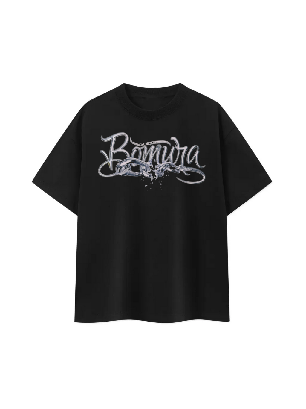 Bomura Chrome Broken Chains Oversized Tee