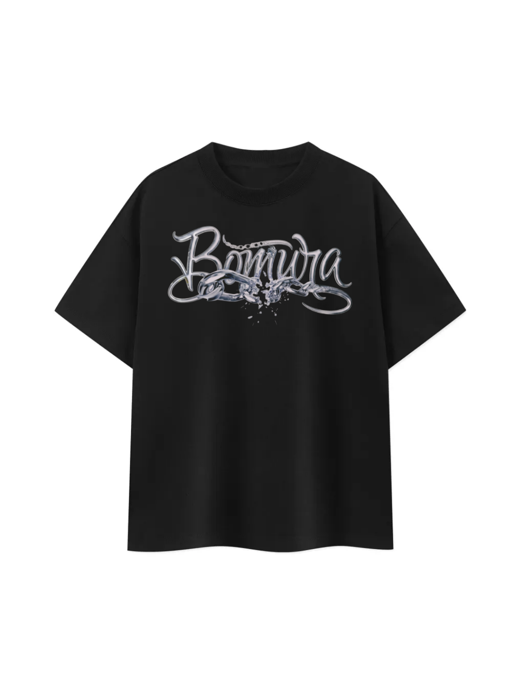 Bomura Chrome Broken Chains Oversized Tee
