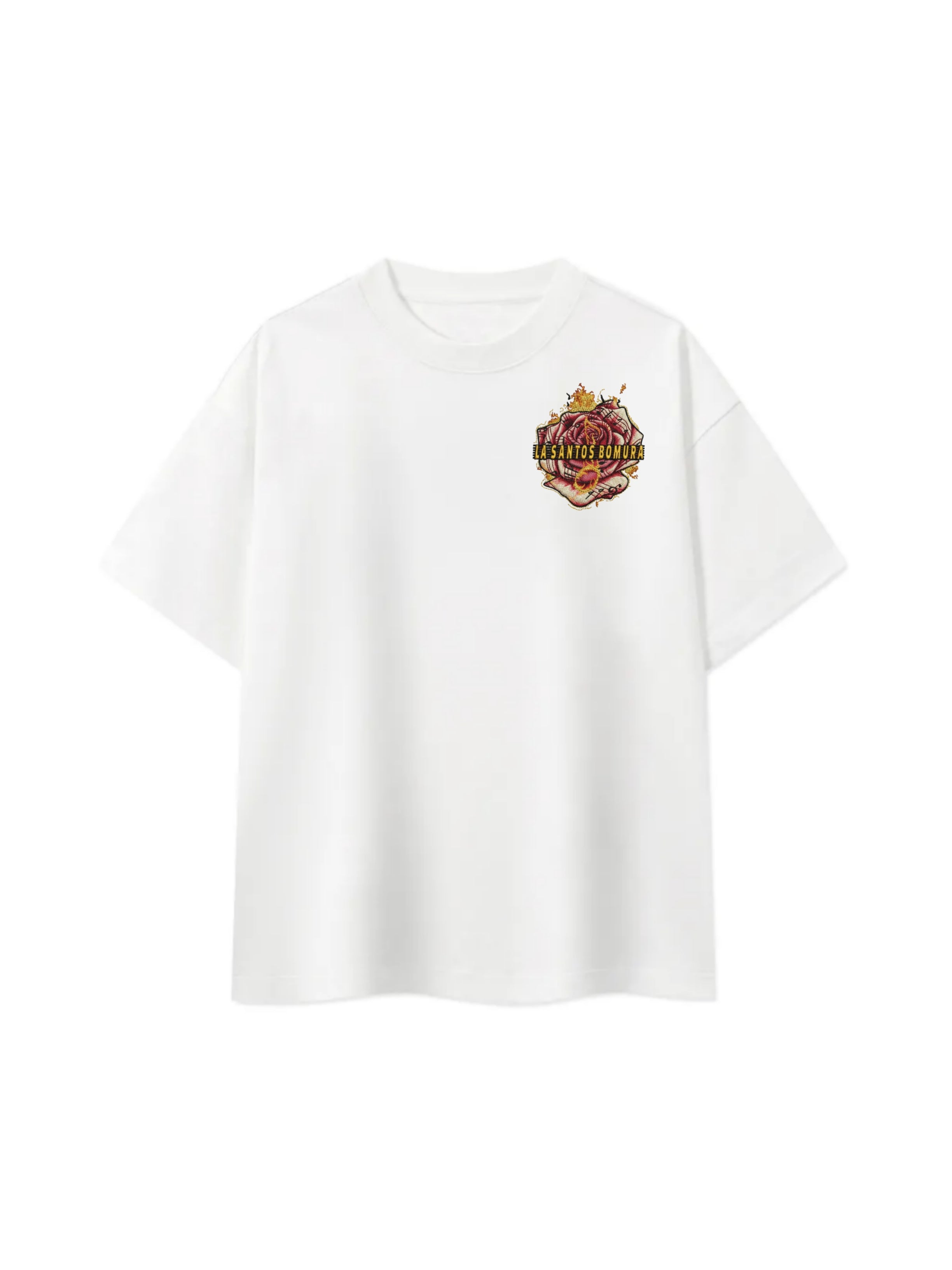 La Santos Bomura Fleur de Feu Oversized Tee