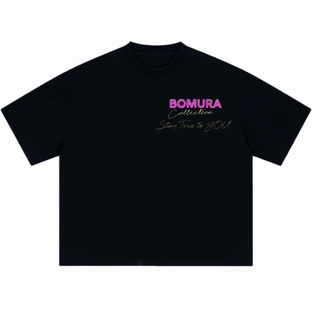 Bomura Collection "Harajuku Scroll" Keith Haring Inspired Tee