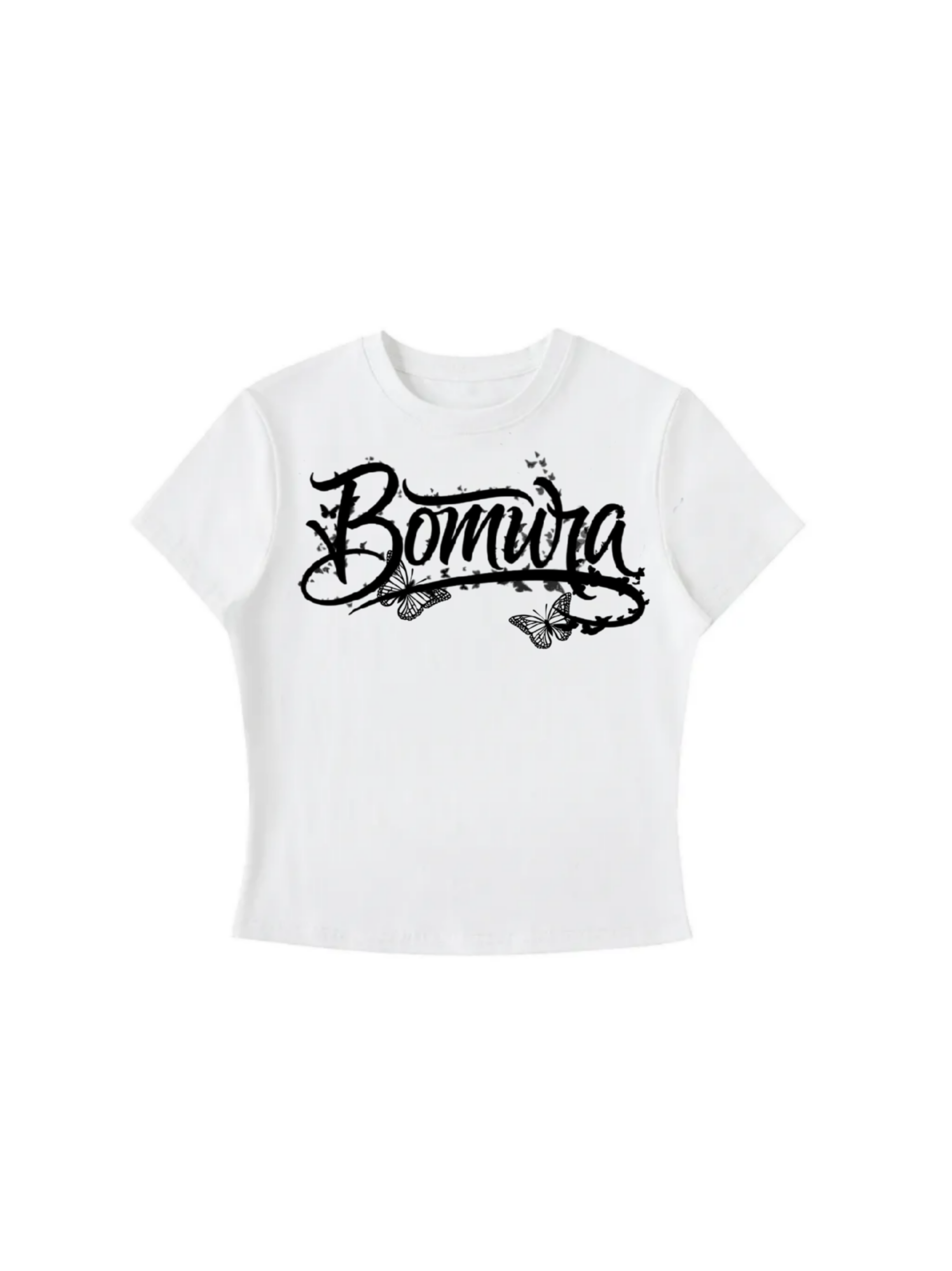 Bomura Womans Noir Butterfly Tee