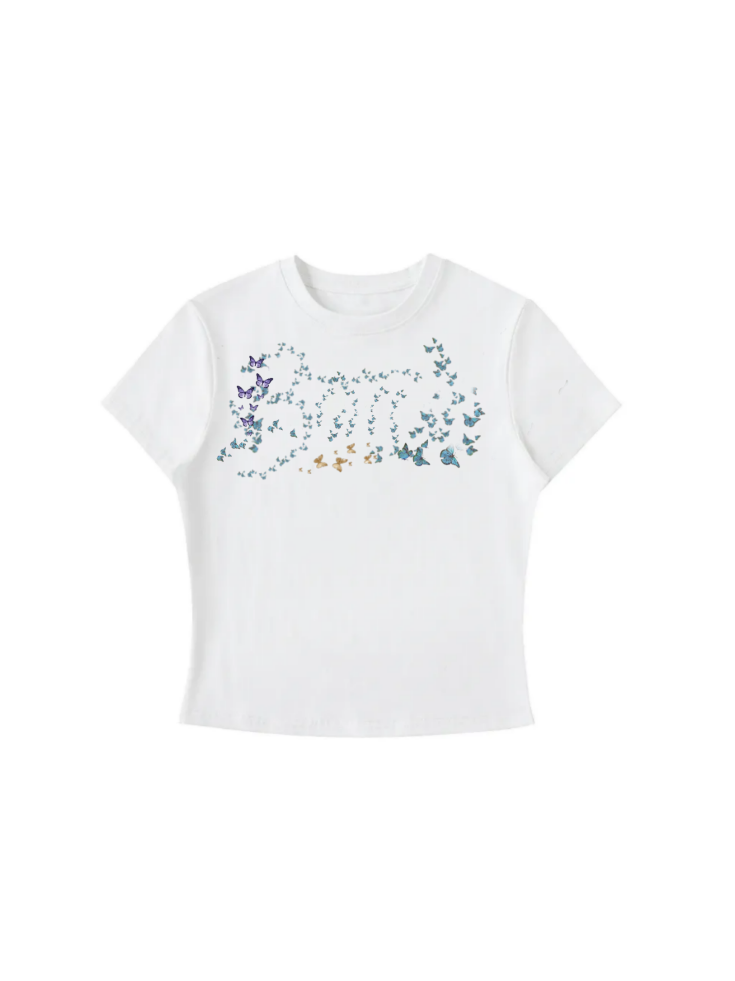 Bomura Farfalla Nera Embroidery Tee