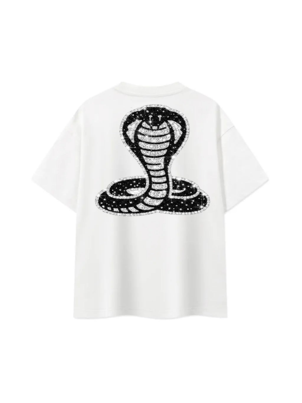 Bomura COBRA NOIR DIAMONDBACK Oversized Tee