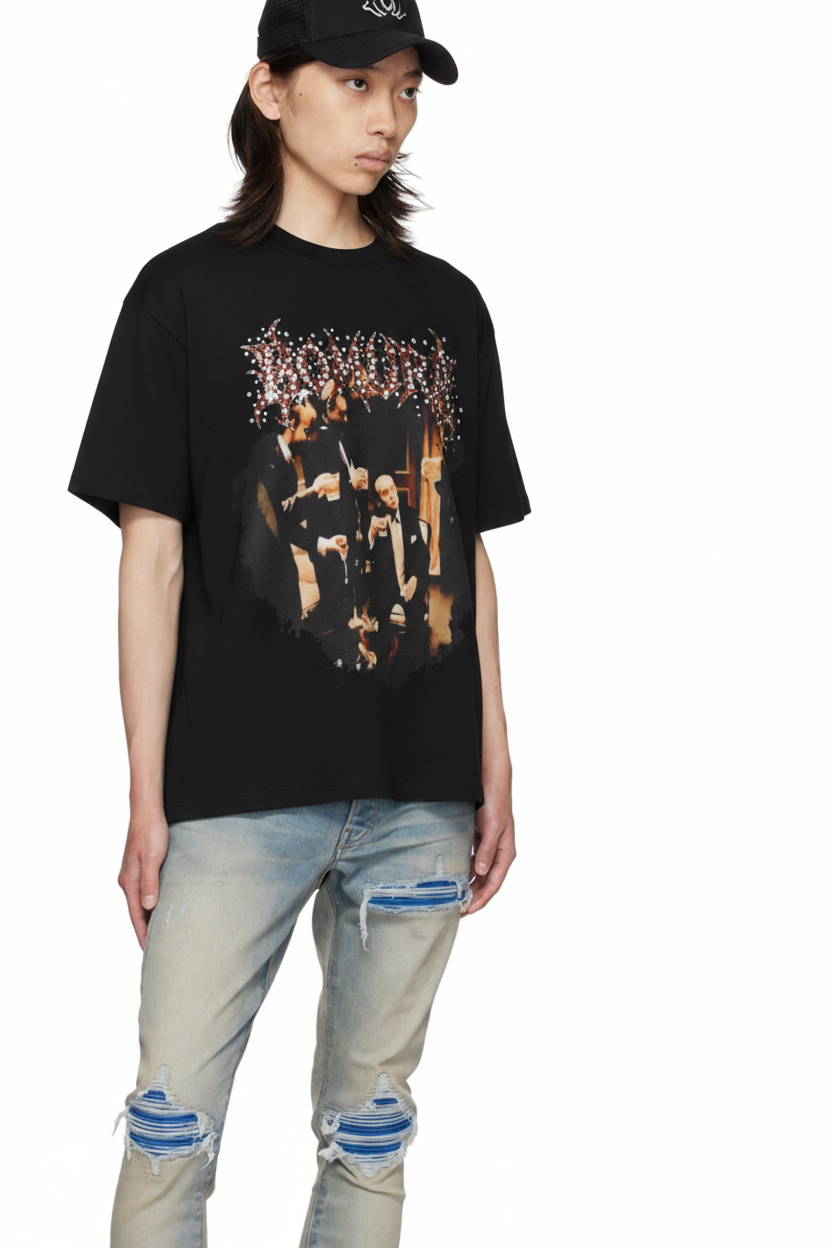 The Untouchables Noir Society Tee — Model Swap