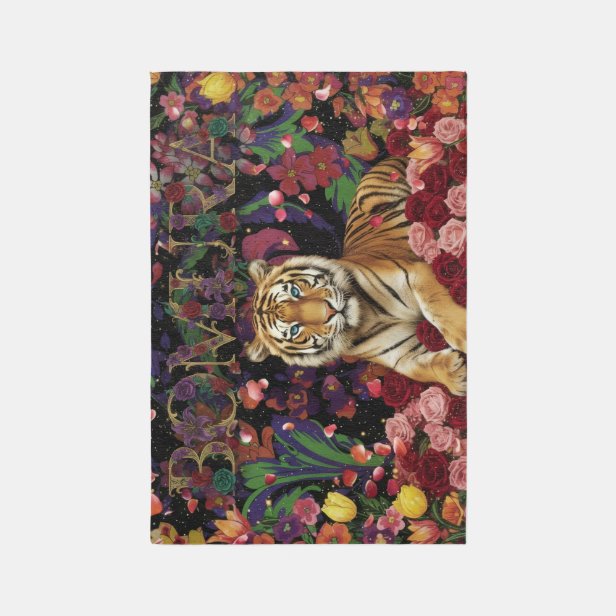 Rosa Selvaggia Giardino Notturno Lux Rug